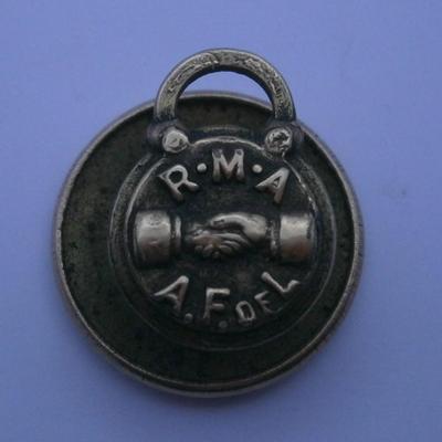 Vintage R.M.A. A.F. of L. (Railway Mail Association) Trade Union Membership Lapel Pin