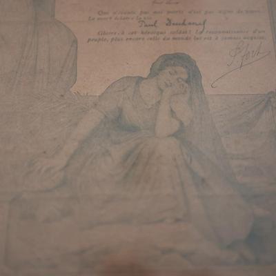 French WW1 Memorabilia from 1914 Mort Pour La Patrie War Remembrance