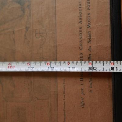 French WW1 Memorabilia from 1914 Mort Pour La Patrie War Remembrance