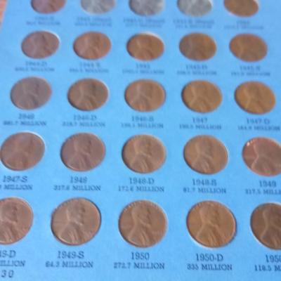 LOT 100 LINCOLN HEAD CENT COLLECTION