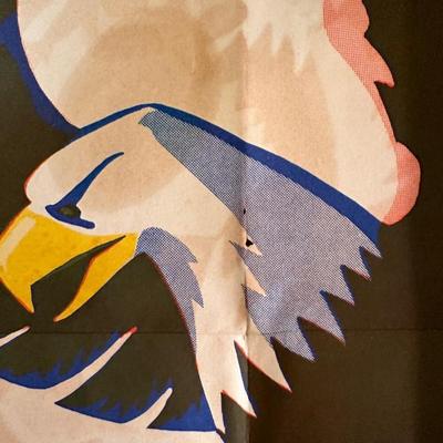 Vintage Paper Poster Printed in 1947.