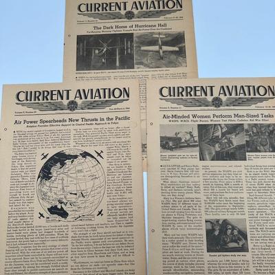 Current Aviation Magazines. WWII USAAC Education.