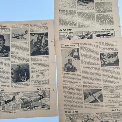 Current Aviation Magazines. WWII USAAC Education.