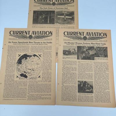 Current Aviation Magazines. WWII USAAC Education.