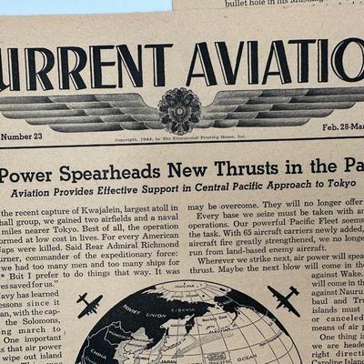 Current Aviation Magazines. WWII USAAC Education.
