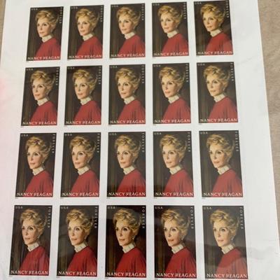Nancy Reagan Forever Stamps Lot
