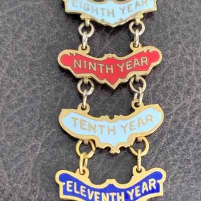 School Pins Sterling & Gold Plated St Albans / AHS