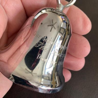 Silverplate Ornament Bell From The Reagans