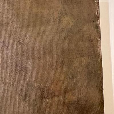 Antique Oil Canvas of Navy Soldier