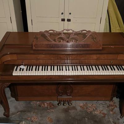 Baldwin Acrosonic Classic Upright Piano Satin Walnut. No bench