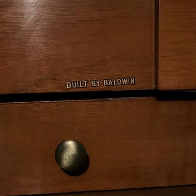 Baldwin Acrosonic Classic Upright Piano Satin Walnut. No bench