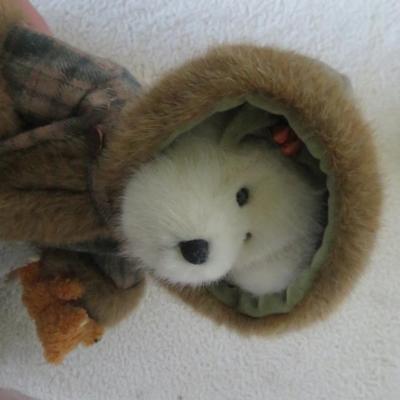 Teddybears and Rabbit Stuffed Animal Lot of 4 Animals and 2 Doll Chairs.