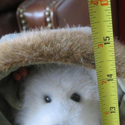 Teddybears and Rabbit Stuffed Animal Lot of 4 Animals and 2 Doll Chairs.