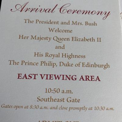 2007 Queen Elizabeth Visit East Viewing Area Tickets