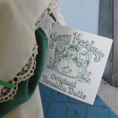 Unique Vintage Girl Duck Doll w/ Dress Porcelain Legs & Head - 89 of 750 - Carolyn Ann Leary