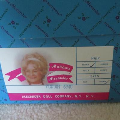 VINTAGE #6940 MADAME ALEXANDER 20" PUDDIN Baby Doll ALL ORIGINAL , w/ Box