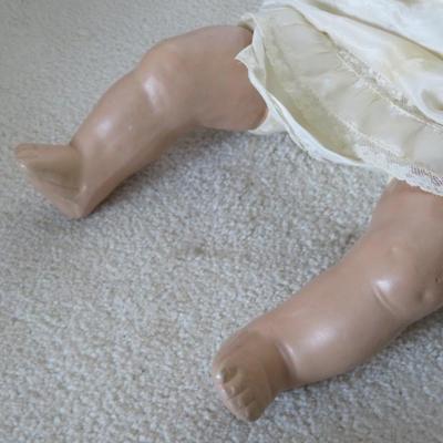 1930s Madame Alexander Composite Head Cloth Body Doll Sleepy Eyes 22"