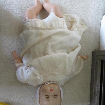 1930s Madame Alexander Composite Head Cloth Body Doll Sleepy Eyes 22"