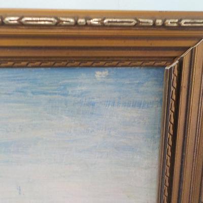 Vermont Countryside 1890, original oil painting, signed.