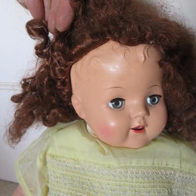 Antique Composition Walker Doll with Original Clothes