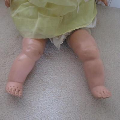 Antique Composition Walker Doll with Original Clothes