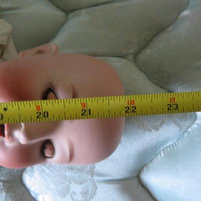 22" PORZELLANFABRIK BURGGRUB 769 5 GERMANY DOLL - Antique Original - as seen- human hair wig