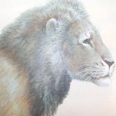 " Kings of the Jungle", Original oil on Canvas. by