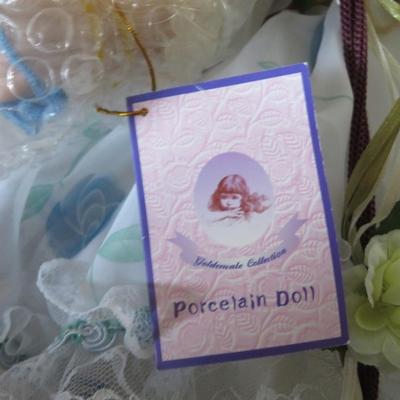 Goldenvale Collection Porcelain Doll, Collectible - Edith