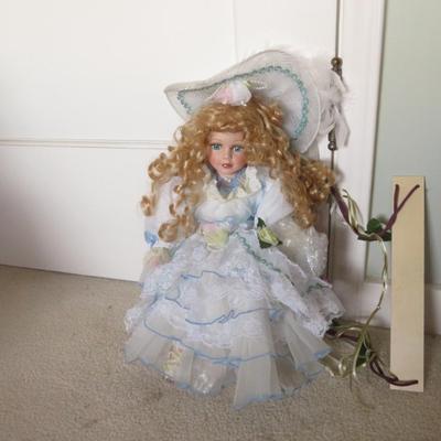 Goldenvale Collection Porcelain Doll, Collectible - Edith