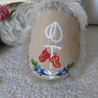 VINTAGE HERMANN LIMITED EDITION HAPPY WANDERER MOHAIR BEAR 16" TALL