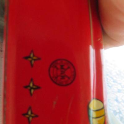 Vintage Marx Tin Litho Friction Official Fire Chief FD Plate