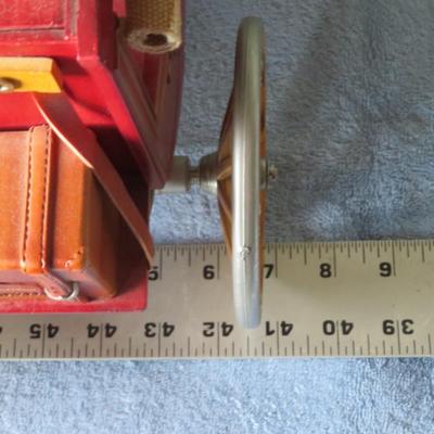 Vintage D Ghirardelli & Sons Chocolate Co Red Gold Stage Coach Wagon