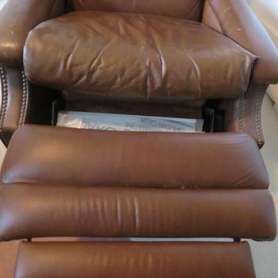 Faux Leather Recliner - As Seen - Sold As Is