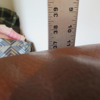 Faux Leather Recliner - As Seen - Sold As Is