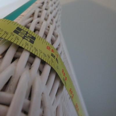 Henry link Lexington - White Wicker Six Drawer Dresser -