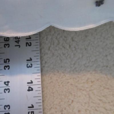 Vintage Cushion Cover, Throw Pillow Case, Square Pillow Cover, Hand Embroidered Flower 18" Square Product details