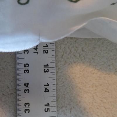 Vintage Cushion Cover, Throw Pillow Case, Square Pillow Cover, Hand Embroidered Flower 18" Square Product details