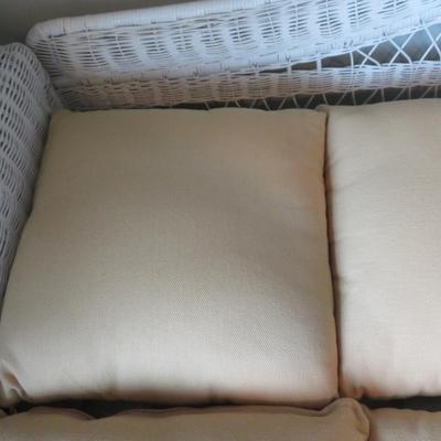 Lot of Four Yellow Pillows / Cushions.