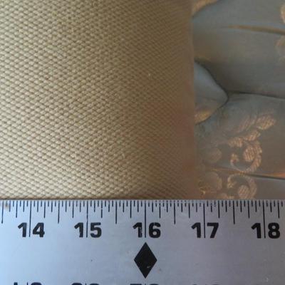 Lot of Four Yellow Pillows / Cushions.