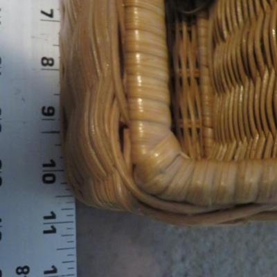 Wood Desk Organizer with Drawer - Bill Mail Storage Organizer and Sorter for Storage, Countertop and Office (Natural Wood)