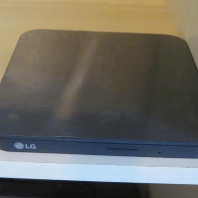 lg slim portable dvd writer sp80nb80 - used