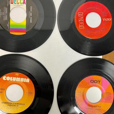 Vintage Vinyl 45's Lot #3 - many artists, many labels - Bobby Rydel,l Donna Fango, Chad & Jeremy, Barbara Fairchild, etc
