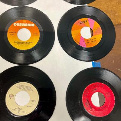 Vintage Vinyl 45's Lot #3 - many artists, many labels - Bobby Rydel,l Donna Fango, Chad & Jeremy, Barbara Fairchild, etc