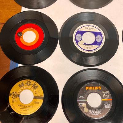 Vintage Vinyl 45's Lot #5 - many artists/labels - The Bachelors, 4 Seasons, Tanya Tucker etc.