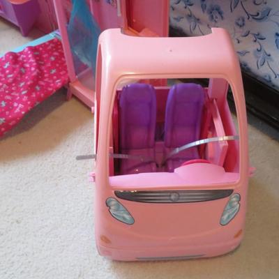 Barbie Sisters Deluxe Camper Rv Fold Out Motorhome - as seen