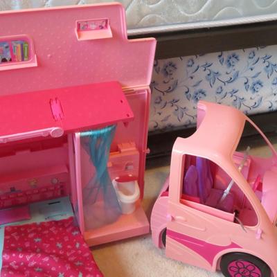 Barbie Sisters Deluxe Camper Rv Fold Out Motorhome - as seen
