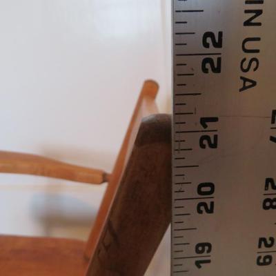 Vintage Wood Doll Rocking Chair