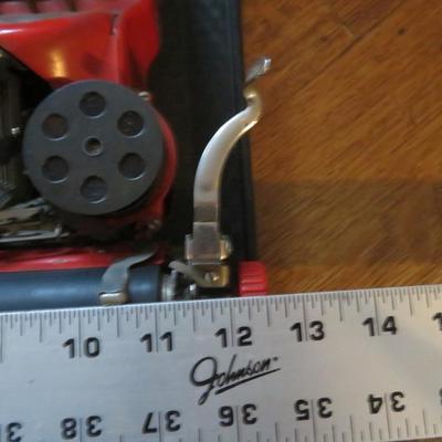 Bright Cherry Red Corona Portable Typewriter Colored Smith Corona W Case 1920s30 -Bright Cherry Red Corona