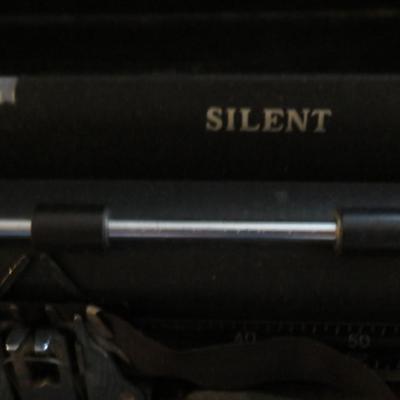 Vintage Smith Corona Silent / Sterling Working Manual Typewriter (Matte Black) with classic 'glass' Keys â€” Classic Typewriter...