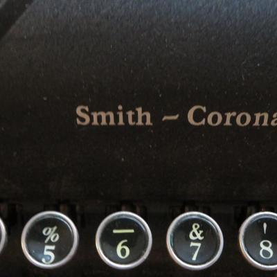 Vintage Smith Corona Silent / Sterling Working Manual Typewriter (Matte Black) with classic 'glass' Keys â€” Classic Typewriter...